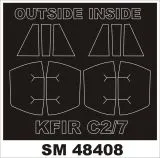 KFIR C2/C7 mask for Kinetic 1:48 KFIR C2/C7 mask for Kinetic 1:48