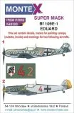 Bf 109E-1 Mask + Decals für Eduard 1:48