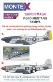 P-51D Mustang mask + decals for Tamiya 1:48 P-51D Mustang mask + decals for Tamiya 1:48