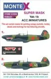 Yak-1b super mask for ACM./ Eduard 1:48