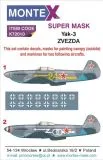Yak-3 super Mask for Zvezda 1:72 Yak-3 super Mask for Zvezda 1:72
