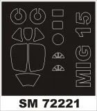 MiG-15 mask for Eduard 1:72 MiG-15 mask for Eduard 1:72