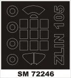 ZLIN C-105 mask für KP 1:72
