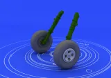 Spitfire wheels - 4 spoke für Eduard 1:48