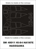 Ki-84 Hayate mask for Hasegawa 1:48
