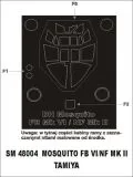 Mosquito FBVI/NF MkII mask for Tamiya 1:48