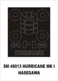 Hurricane Mk.I-IV mask for Hasegawa 1:48