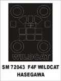 F4F Wildcat mask für Hasegawa 1:72