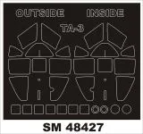TA-3 Skywarrior mask for Trumpeter 1:48