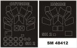 SH-2F Seasprite mask für Kitty Hawk 1:48 SH-2F Seasprite mask für Kitty Hawk 1:48