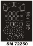 An-28 mask for Aeroplast 1:72 An-28 mask for Aeroplast 1:72