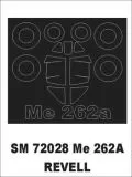 Me 262A mask für Revell 1:72