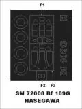 Bf 109G mask for Hasegawa 1:72 Bf 109G mask for Hasegawa 1:72