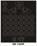 C-17 Globemaster mask für Revell 1:144