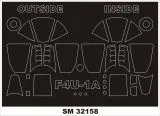 F4U-1a Carsair mask für Tamiya 1:32