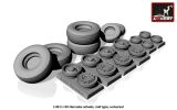 C-130 Hercules wheels, mid type 1:48 C-130 Hercules wheels, mid type 1:48
