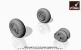 Su-30 late / Su-35 wheels, weighted tires 1:48