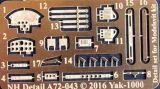 Yak-1000 Detail Set for Modelsvit 1:72 Yak-1000 Detail Set for Modelsvit 1:72