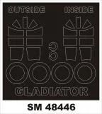 Gloster Gladiator Mask für Merit 1:48