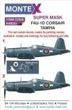 F4U-1D Corsair Super Mask für Tamiya P.II 1:48