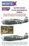 P-47D Razorback Super Mask für Tamiya 1:48