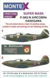 P-39Q/N Aircobra Super Mask for Hasegawa 1:48