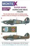 Hurricane Mk.IIc Super Mask für Italeri 1:48
