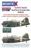 Buffalo B-339C/Mk.I Super Mask für Tamiya 1:48