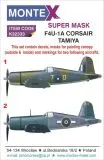 F4U-1A Corsair Super Mask für Tamiya 1:32