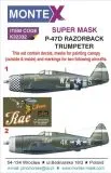 P-47D Razorback Super Mask für Trumpeter 1:32 P-47D Razorback Super Mask für Trumpeter 1:32