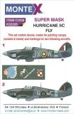 Hurricane Mk.IIc Super Mask für Fly P.3 1:32