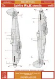Spitfire Mk.IX stencils 1:72