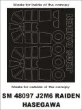J2M6 Raiden mask for Hasegawa 1:48 J2M6 Raiden mask for Hasegawa 1:48