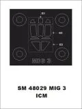 MiG-3 mask für ICM 1:48