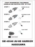 AV-8B Harrier mask für Hasegawa 1:48