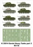 KV-1S Soviet heavy tanks P.III mask 1:35 KV-1S Soviet heavy tanks P.III mask 1:35