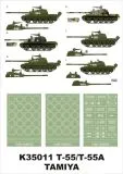 T-55/ T-55A super mask für Tamiya 1:35