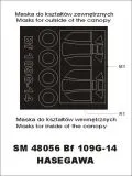 Bf 109G-14 mask für Hasegawa 1:48
