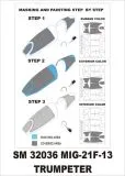 MiG-21F-13 mask für Trumpeter 1:32