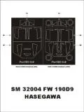 Fw 190D-9 mask für Hasegawa 1:32