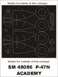 P-47N mask für Academy 1:48
