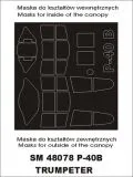 P-40B mask for Trumpeter 1:48