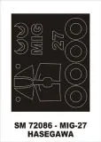 MiG-27 mask for Hasegawa 1:72