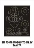 Mosquito Mk.IV mask for Tamiya 1:72 Mosquito Mk.IV mask for Tamiya 1:72