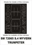 S.4 Wyvern mask für Trumpeter 1:72