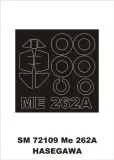 Me 262 mask for Hasegawa 1:72