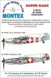 Bf 109G-6 (Swiss) super mask für Hasegawa 1:48