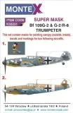 Bf 109G-2 Super Mask for Trumpeter 1:32 Bf 109G-2 Super Mask for Trumpeter 1:32