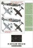 Bf 109G-10 super mask for Hasegawa 1:32