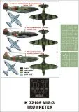 MiG-3 super mask for Trumpeter 1:32